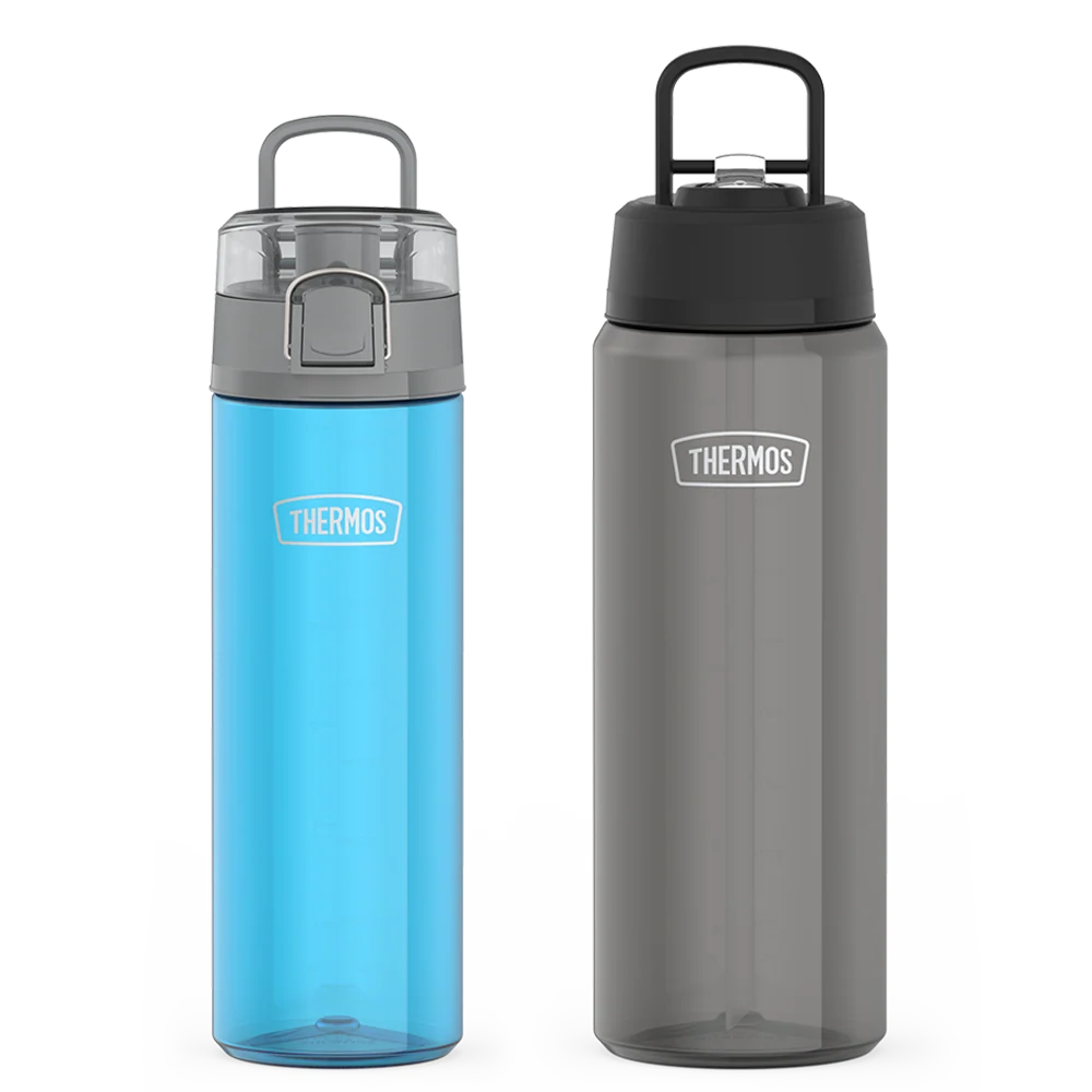 26oz Spout Lid & 32oz Straw Lid Tritan™ Water Bottle Bundle - Teal & Smoke