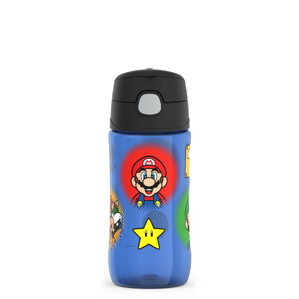 16oz Thermos® Kids Water Bottle With Spout Lid Mario Kart™