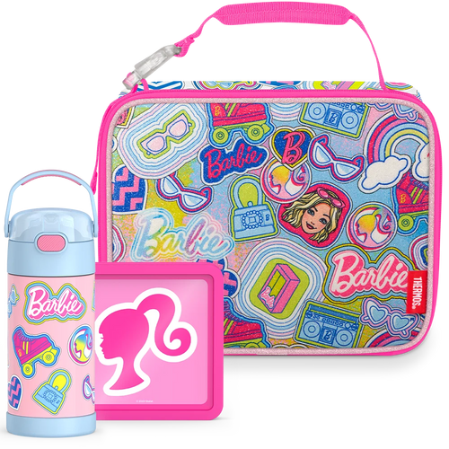 Barbie™ Bundle - Soft Lunch Box, 12oz FUNtainer® Water Bottle & Hard Ice