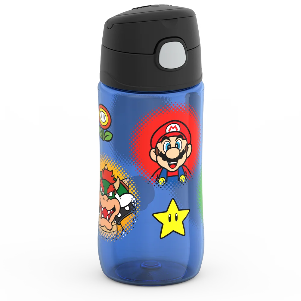 16oz Thermos® Kids Water Bottle With Spout Lid Mario Kart™