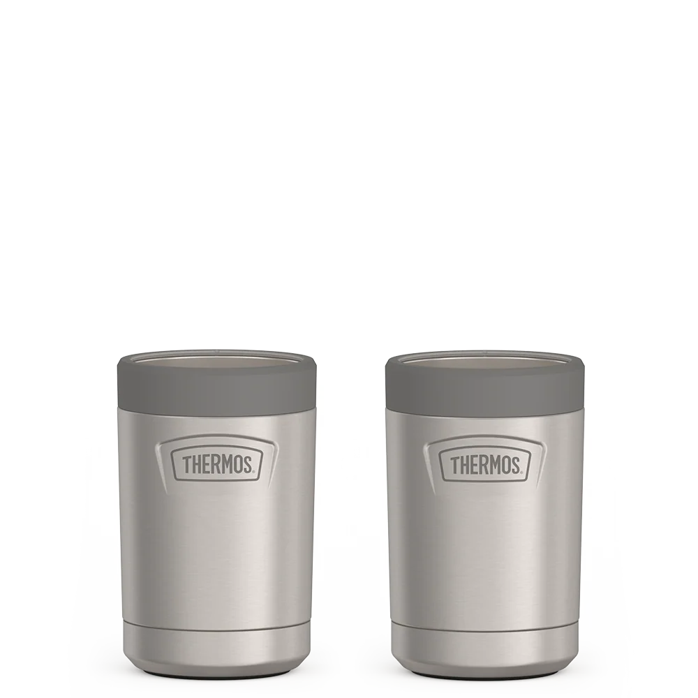 12oz Icon™ Can Insulator Bundle - Matte Stainless Steel