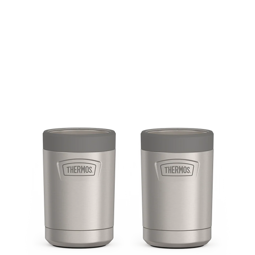 12oz Icon™ Can Insulator Bundle - Matte Stainless Steel