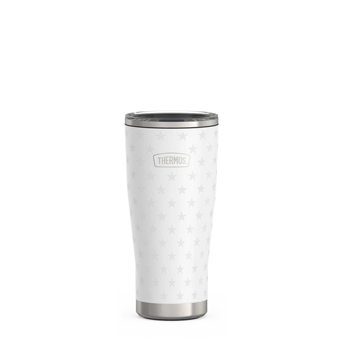 24oz Icon™ Tumbler with Slide Lock Lid - White Stars