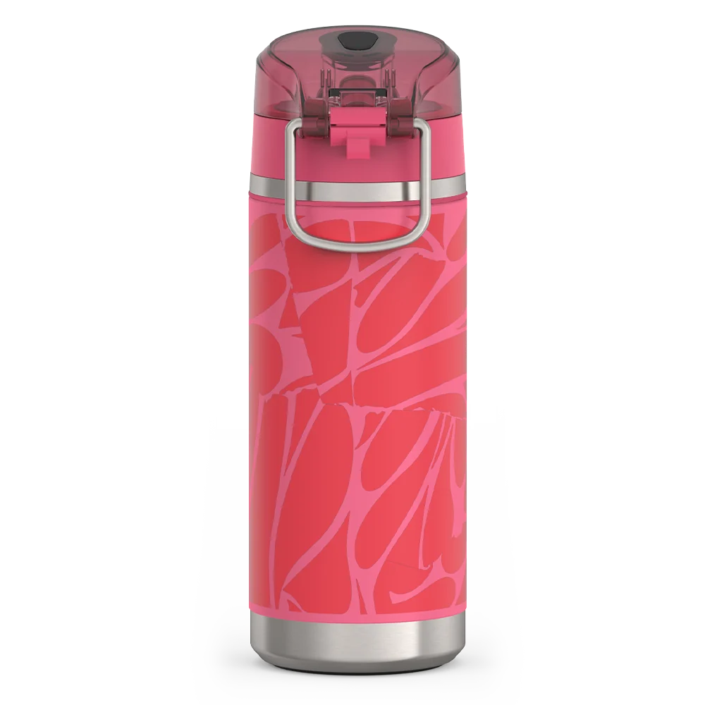 18oz Icon™ Kids Water Bottle With Spout Lid - Abstract Petals