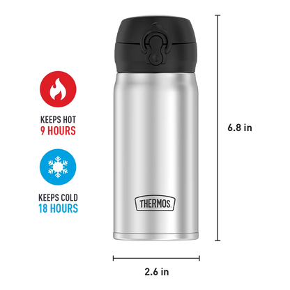 12oz Stainless Steel Direct Drink Bottle