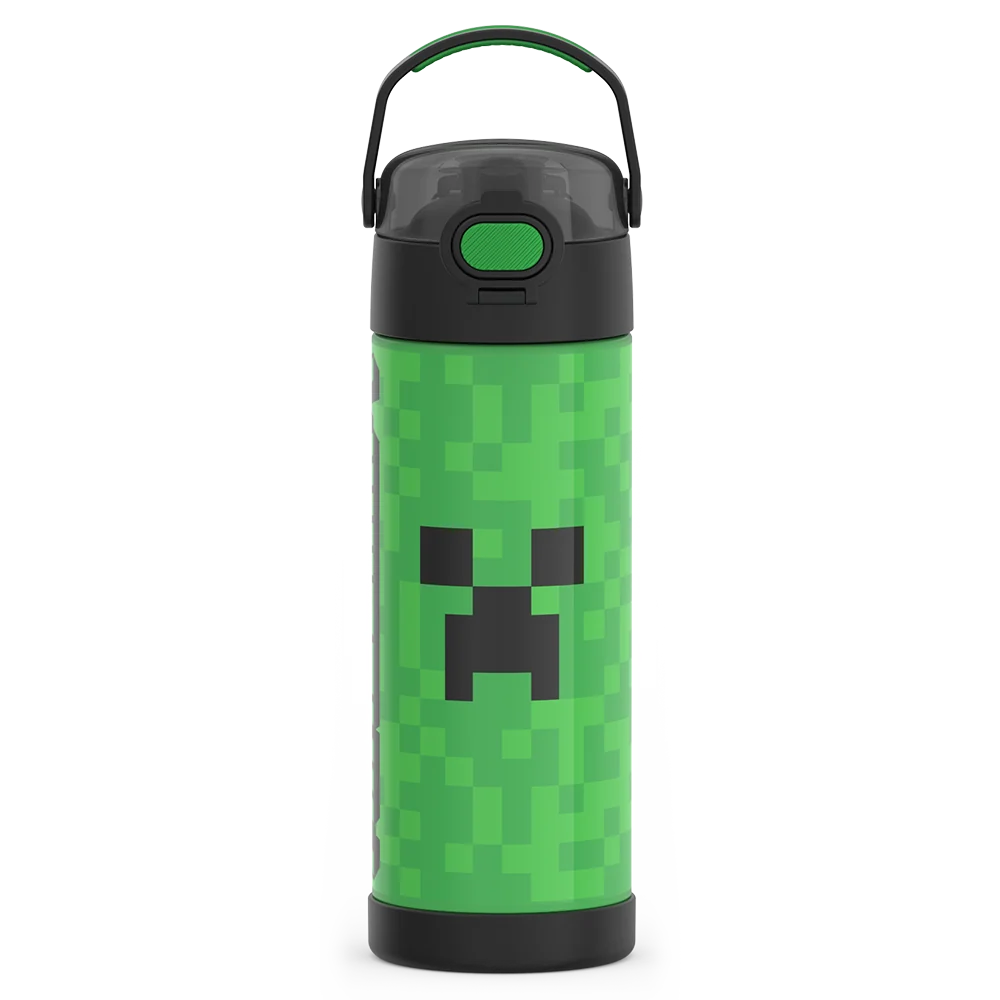 16oz FUNtainer® Water Bottle Minecraft