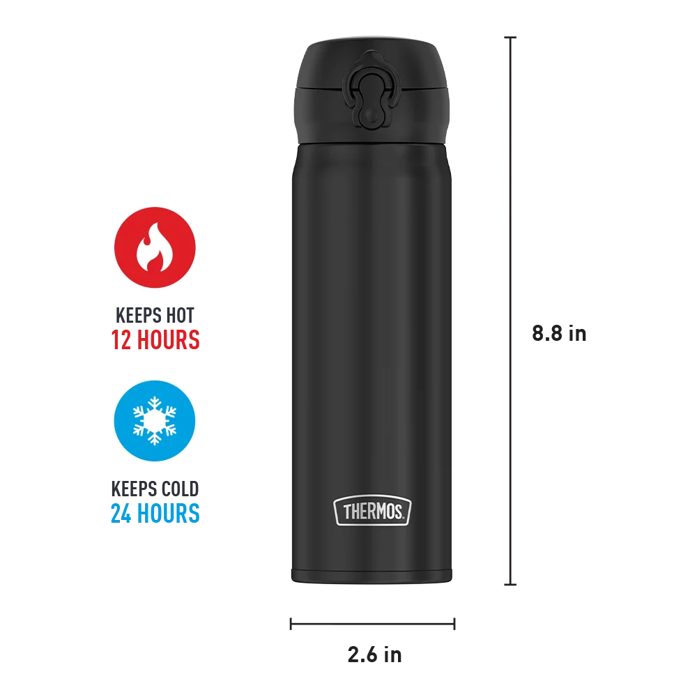 16oz Stainless Steel Direct Drink Bottle