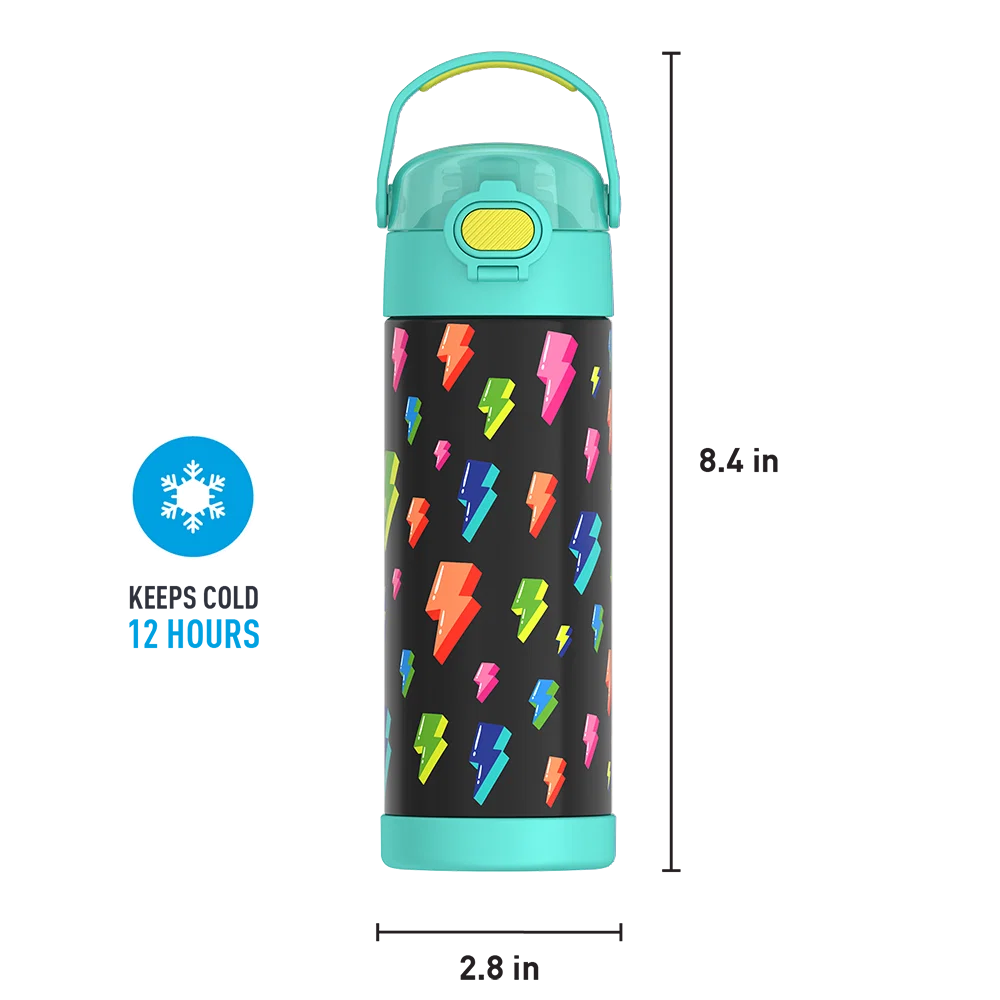 16oz FUNtainer® Water Bottle With Locking Lid