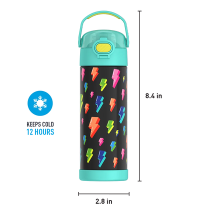 16oz FUNtainer® Water Bottle With Locking Lid
