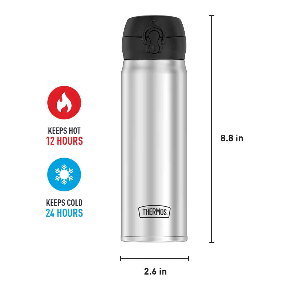 16oz Stainless Steel Direct Drink Bottle
