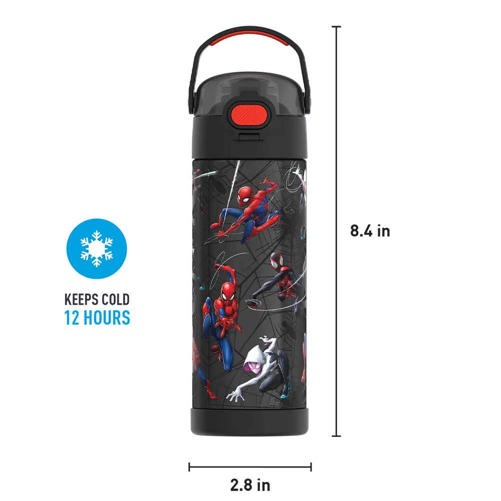 16oz FUNtainer® Water Bottle Spider-Man