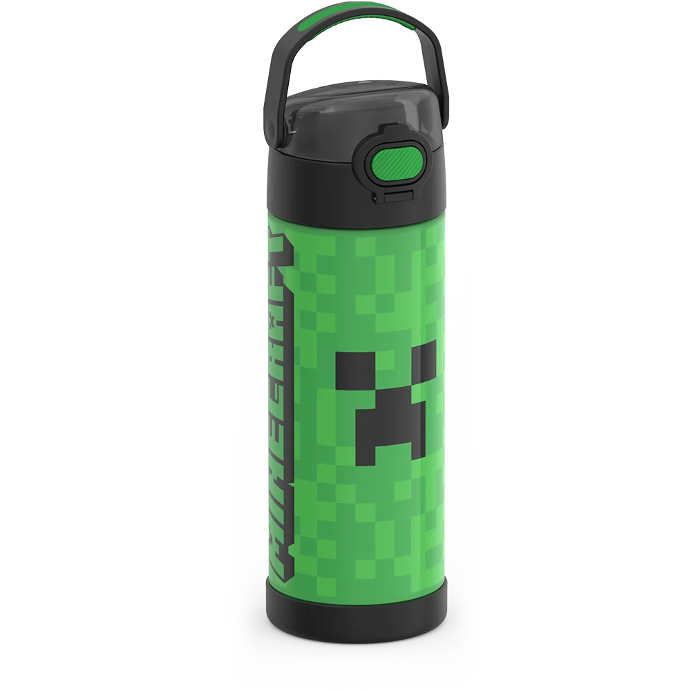 16oz FUNtainer® Water Bottle Minecraft