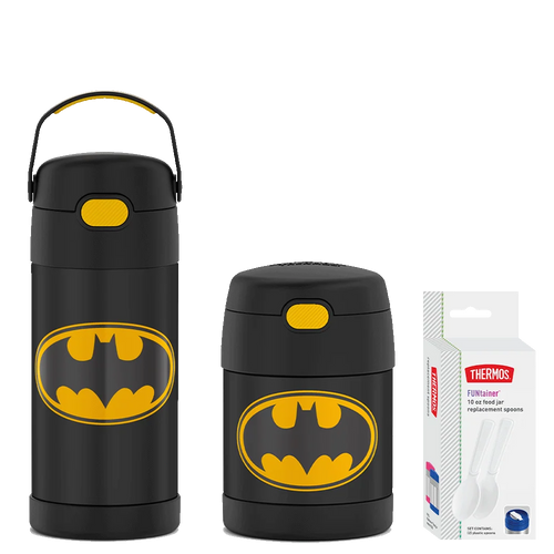 Batman 12oz FUNtainer® Water Bottle & 10oz Food Jar Bundle