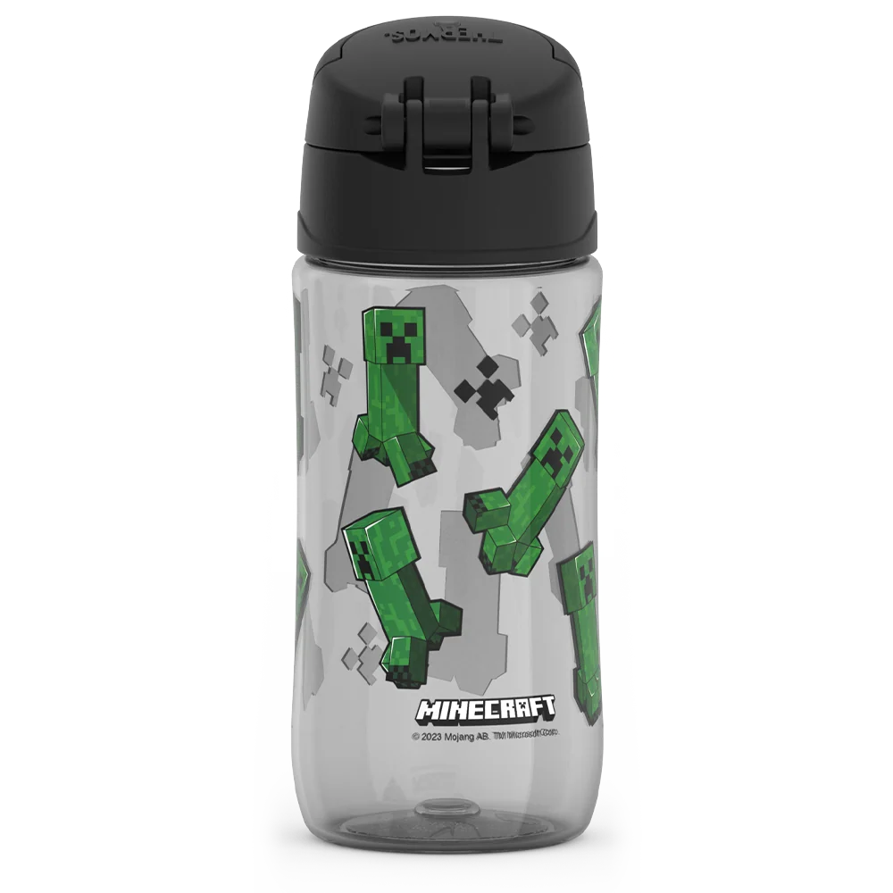 16oz Thermos® Kids Water Bottle With Spout Lid Minecraft