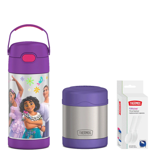 12oz Encanto FUNtainer® Water Bottle & 10oz Food Jar Bundle