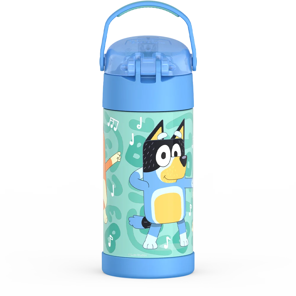 12oz FUNtainer® Water Bottle Bluey