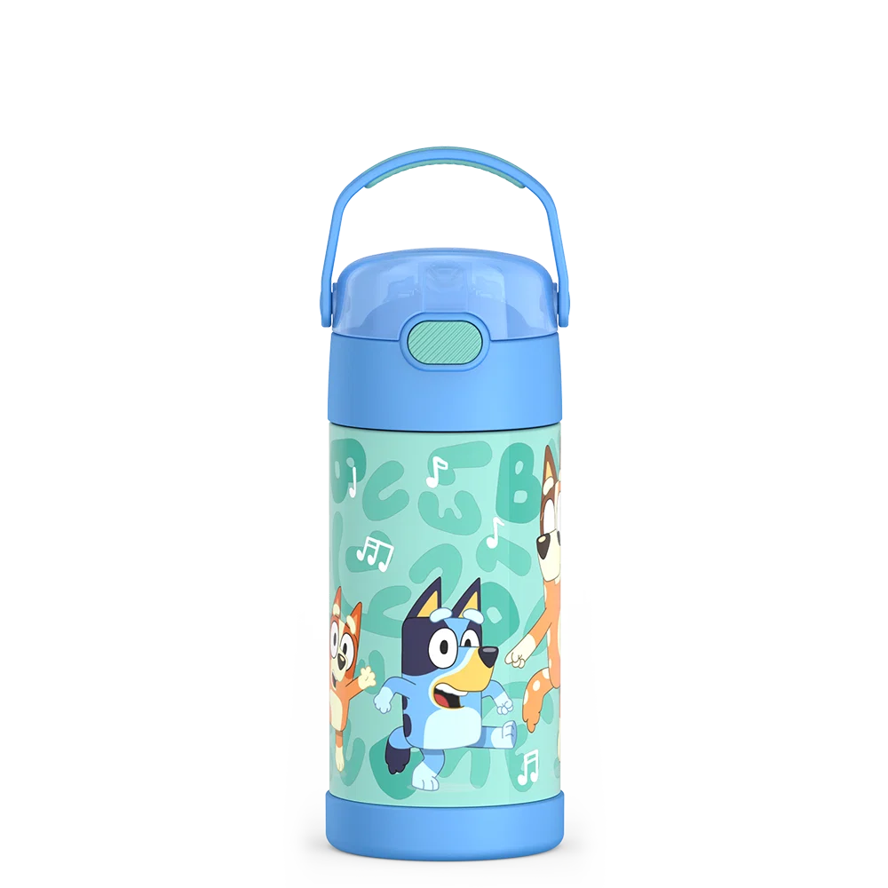 12oz FUNtainer® Water Bottle Bluey