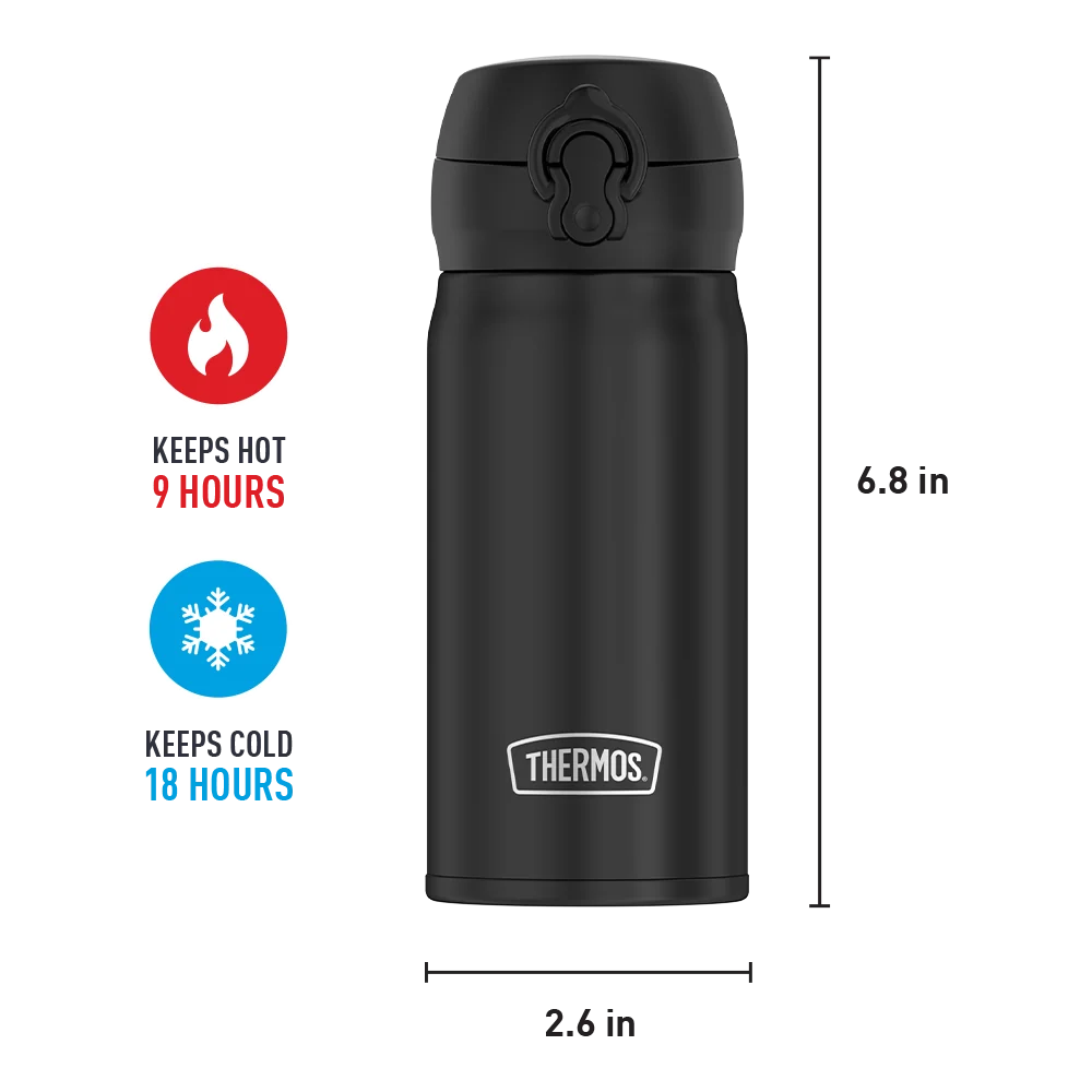 12oz Stainless Steel Direct Drink Bottle