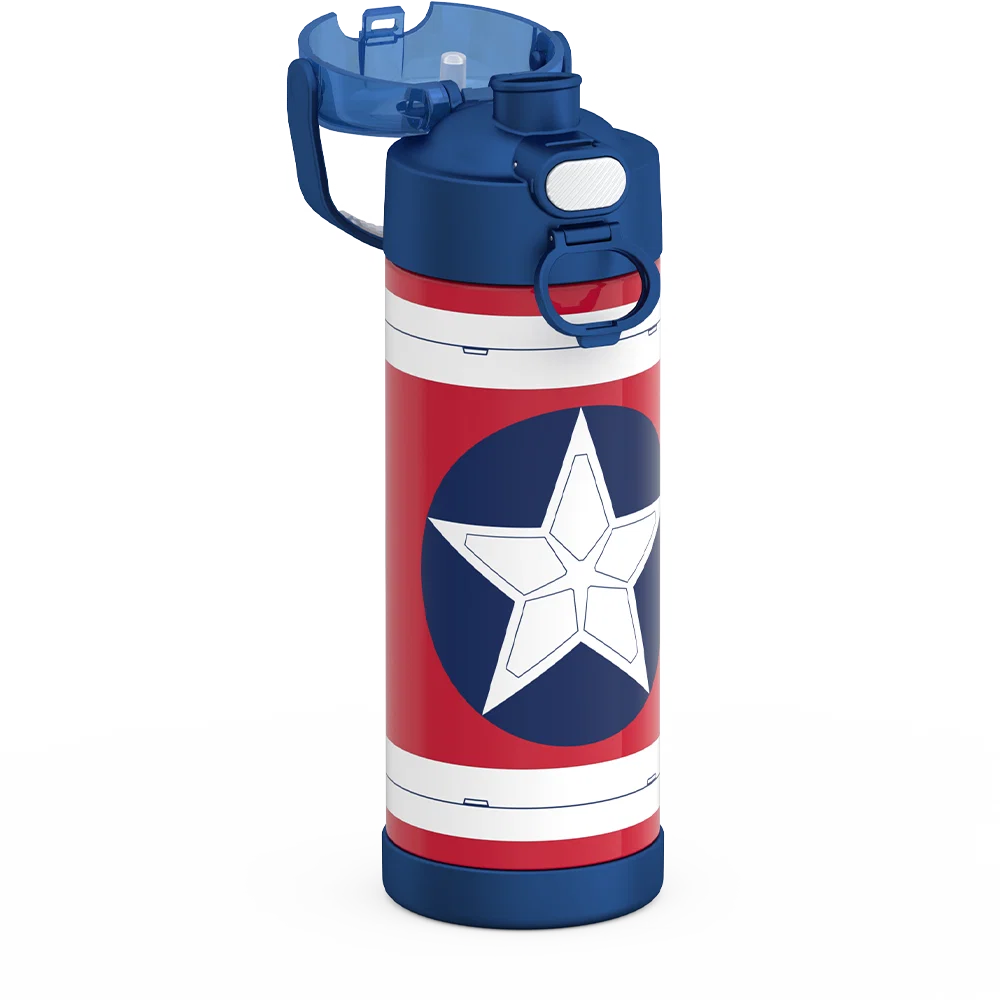 16oz FUNtainer® Water Bottle Captain America