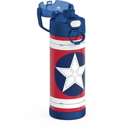 16oz FUNtainer® Water Bottle Captain America