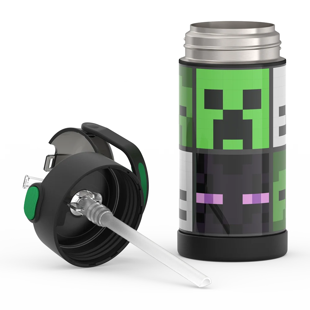 12oz FUNtainer® Water Bottle Minecraft