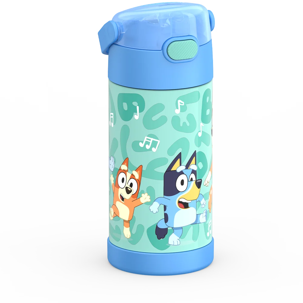 12oz FUNtainer® Water Bottle Bluey