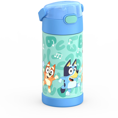 12oz FUNtainer® Water Bottle Bluey