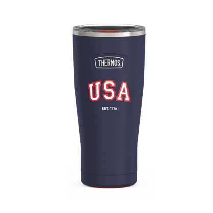 24oz Icon™ Tumbler with Slide Lock Lid - Navy USA