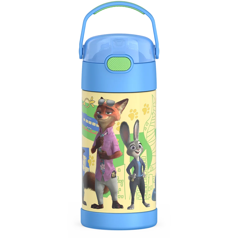 12oz FUNtainer® Water Bottle Disney Zootopia 2