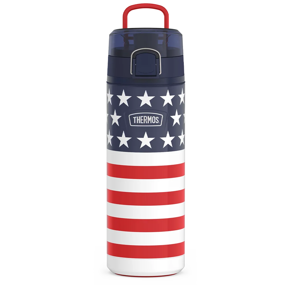 24oz Icon™ Water Bottle with Spout - American Flag