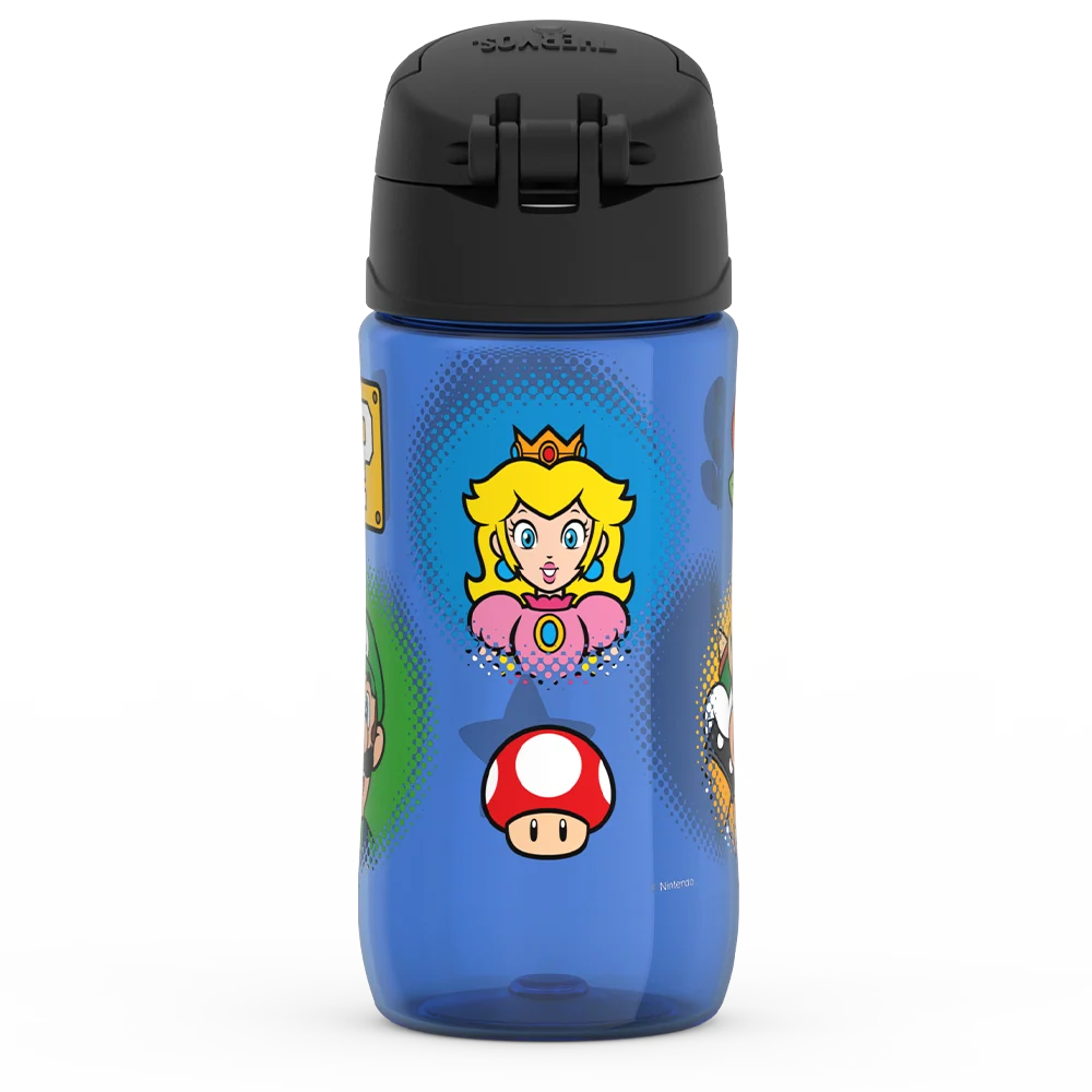 16oz Thermos® Kids Water Bottle With Spout Lid Mario Kart™