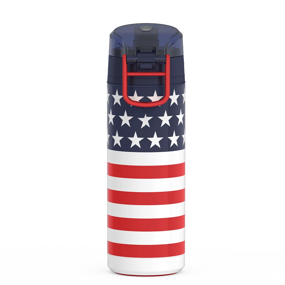 24oz Icon™ Water Bottle with Spout - American Flag