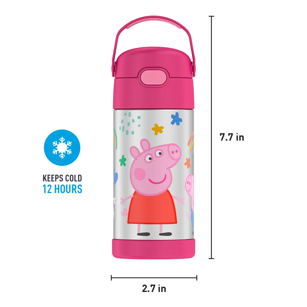 12oz FUNtainer® Water Bottle Peppa Pig
