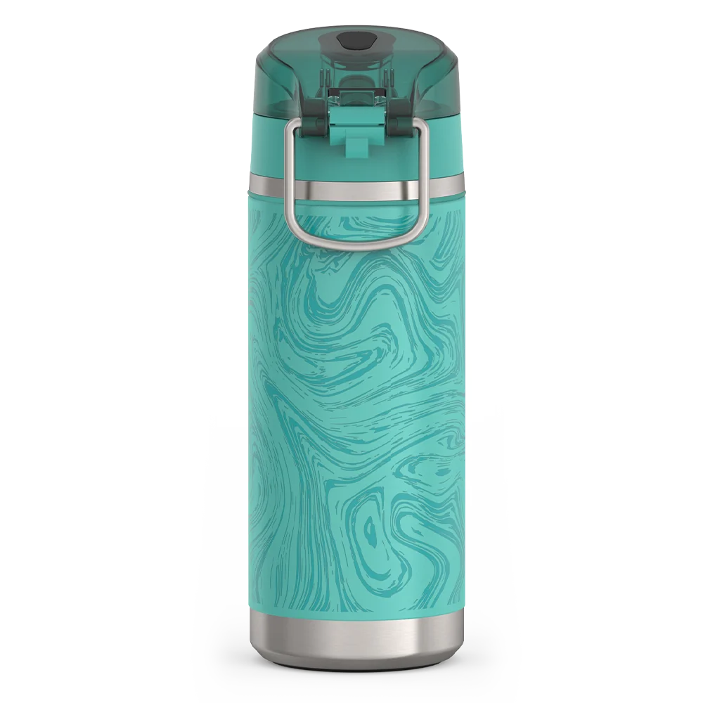 18oz Icon™ Kids Water Bottle With Spout Lid - Marble