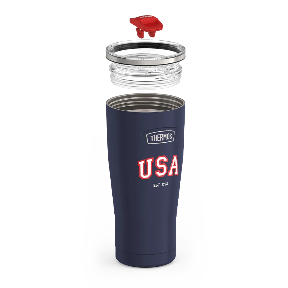 24oz Icon™ Tumbler with Slide Lock Lid - Navy USA