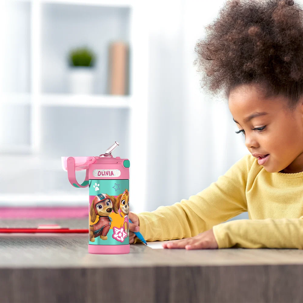 12oz FUNtainer® Water Bottle Paw Patrol Girl