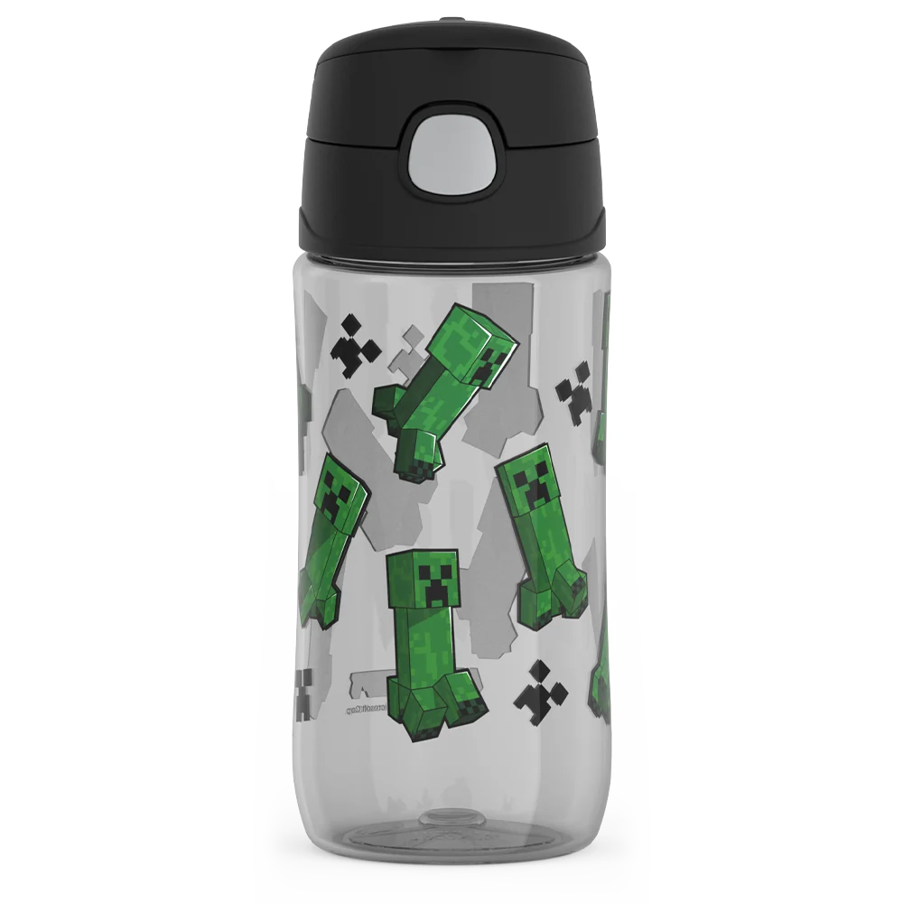 16oz Thermos® Kids Water Bottle With Spout Lid Minecraft