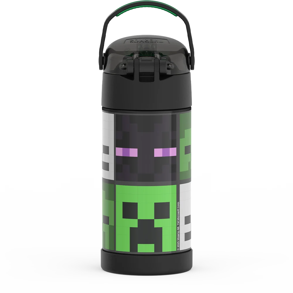 12oz FUNtainer® Water Bottle Minecraft