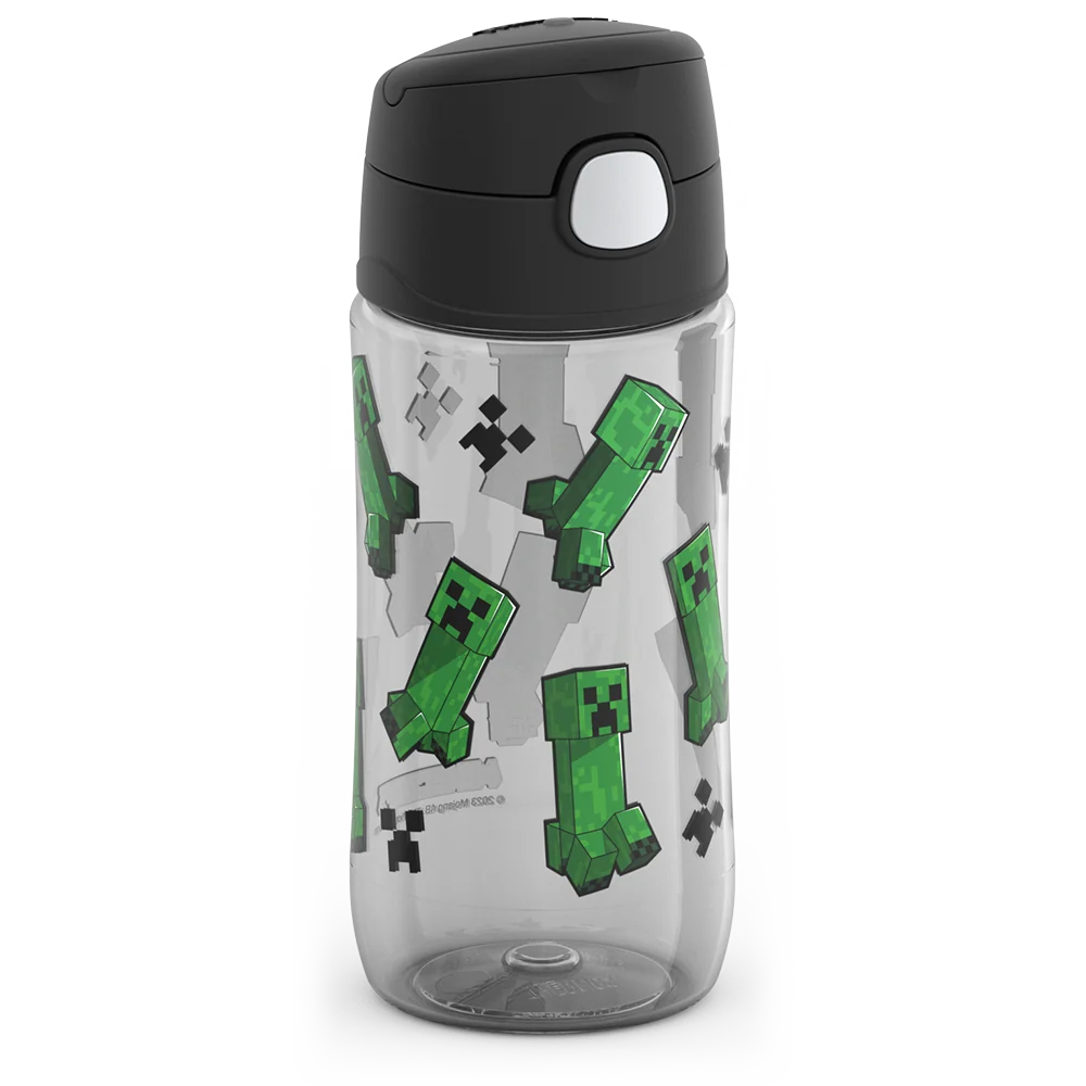 16oz Thermos® Kids Water Bottle With Spout Lid Minecraft