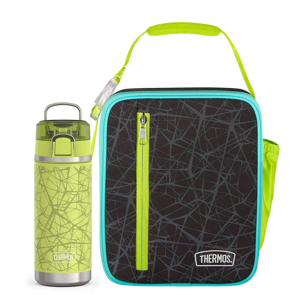 Sport Web Upright & 18oz Icon™ Kids Water Bottle Bundle