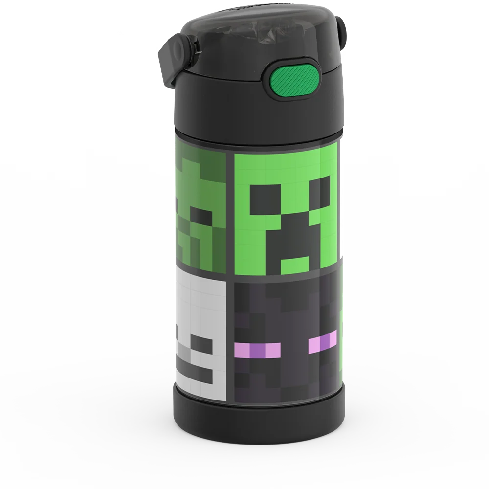 12oz FUNtainer® Water Bottle Minecraft