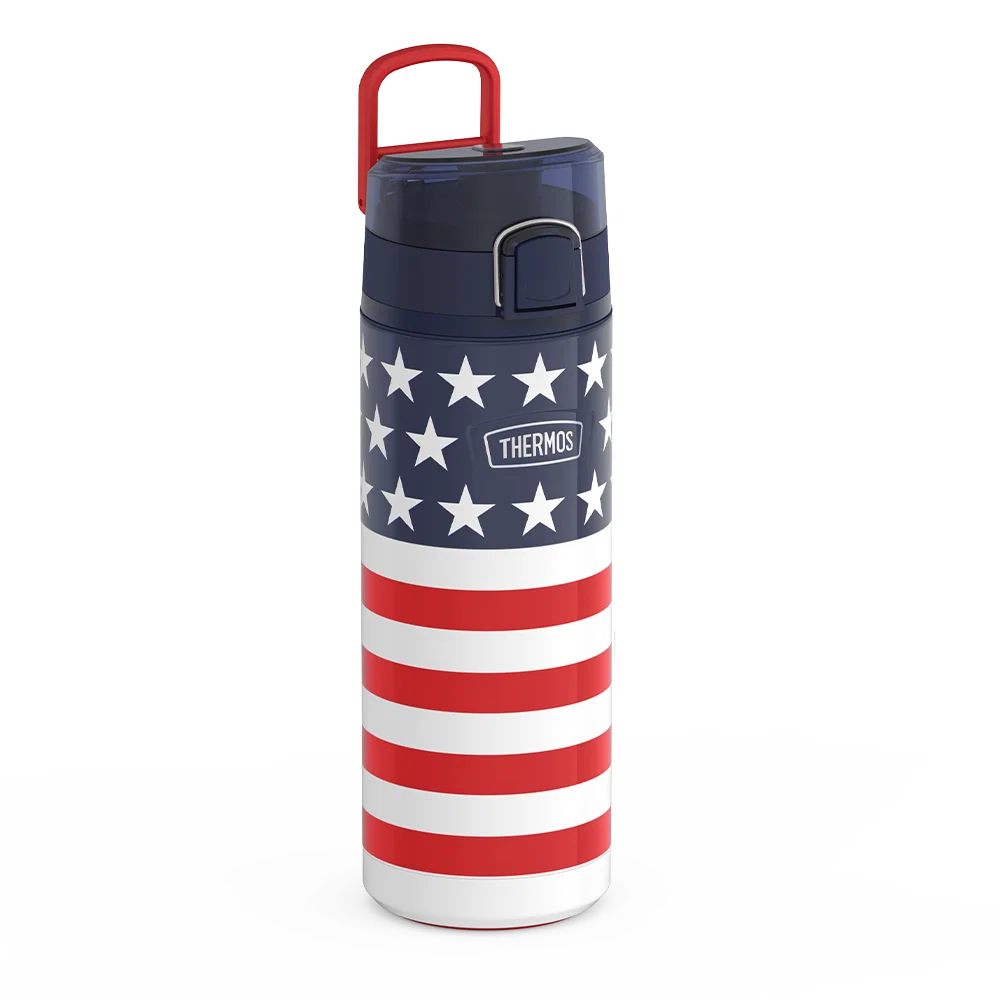 24oz Icon™ Water Bottle with Spout - American Flag