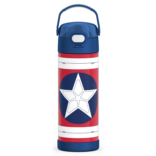 16oz FUNtainer® Water Bottle Captain America