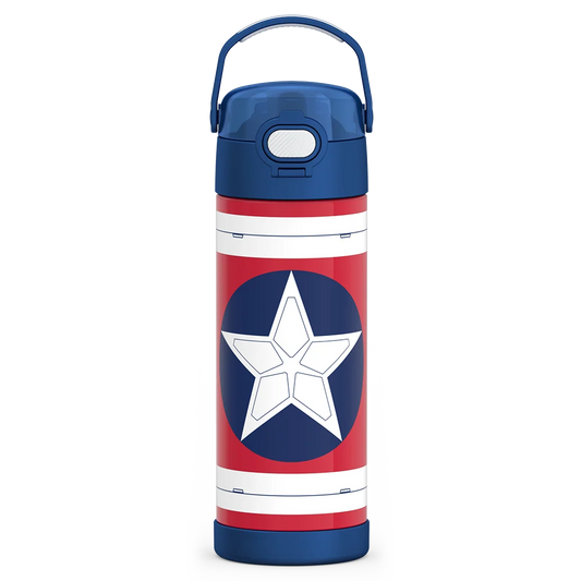 16oz FUNtainer® Water Bottle Captain America