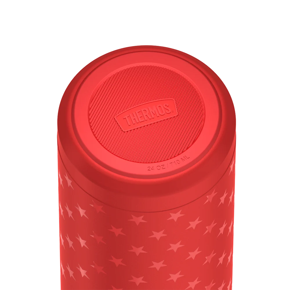 24oz Icon™ Water Bottle with Spout - Red Stars