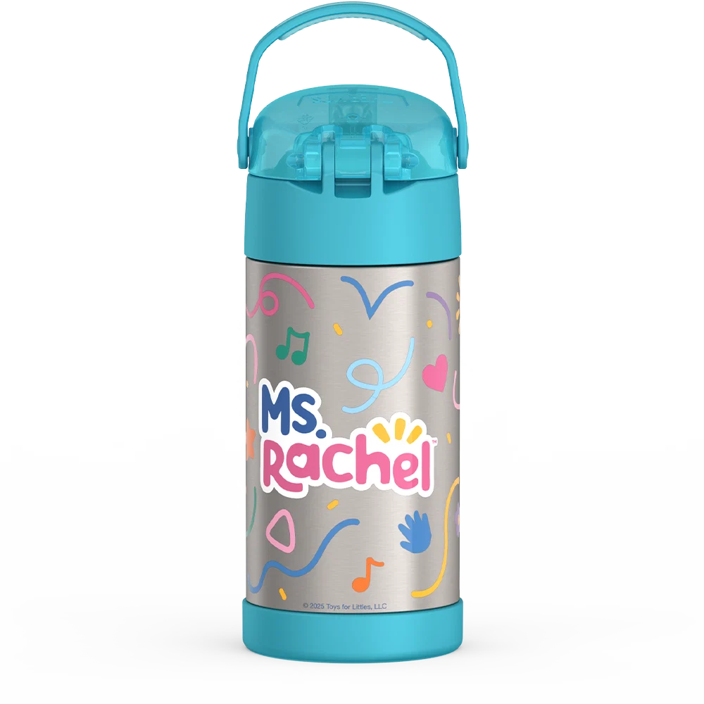 12oz FUNtainer® Water Bottle Ms. Rachel
