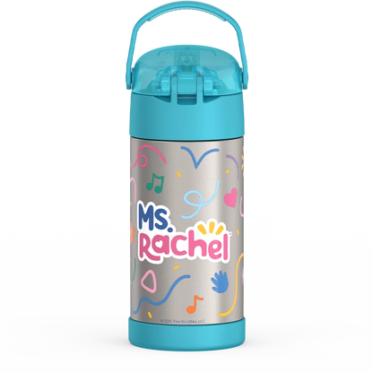 12oz FUNtainer® Water Bottle Ms. Rachel